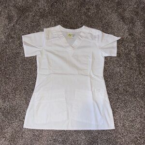 WonderWink Medical‎ White Scrub Top